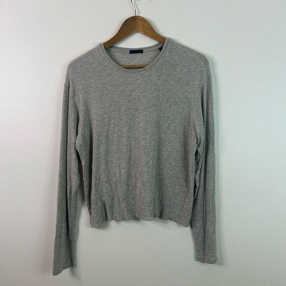 ATM Anthony Thomas Melillo Tops - ATM Anthony Thomas Melillo Gray Long Sleeve Micromodal Top Women's Medium